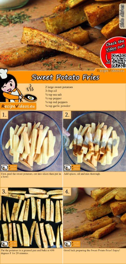 Sweet Potato Fries recipe with video