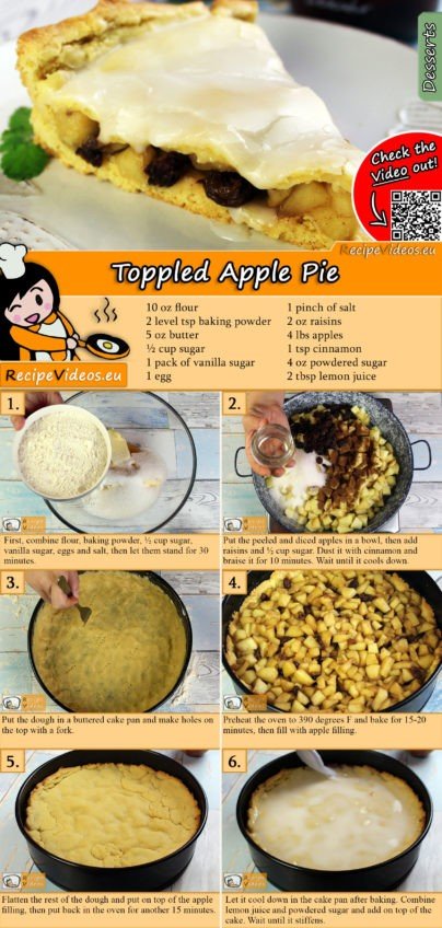 Topped Apple Pie recipe with video