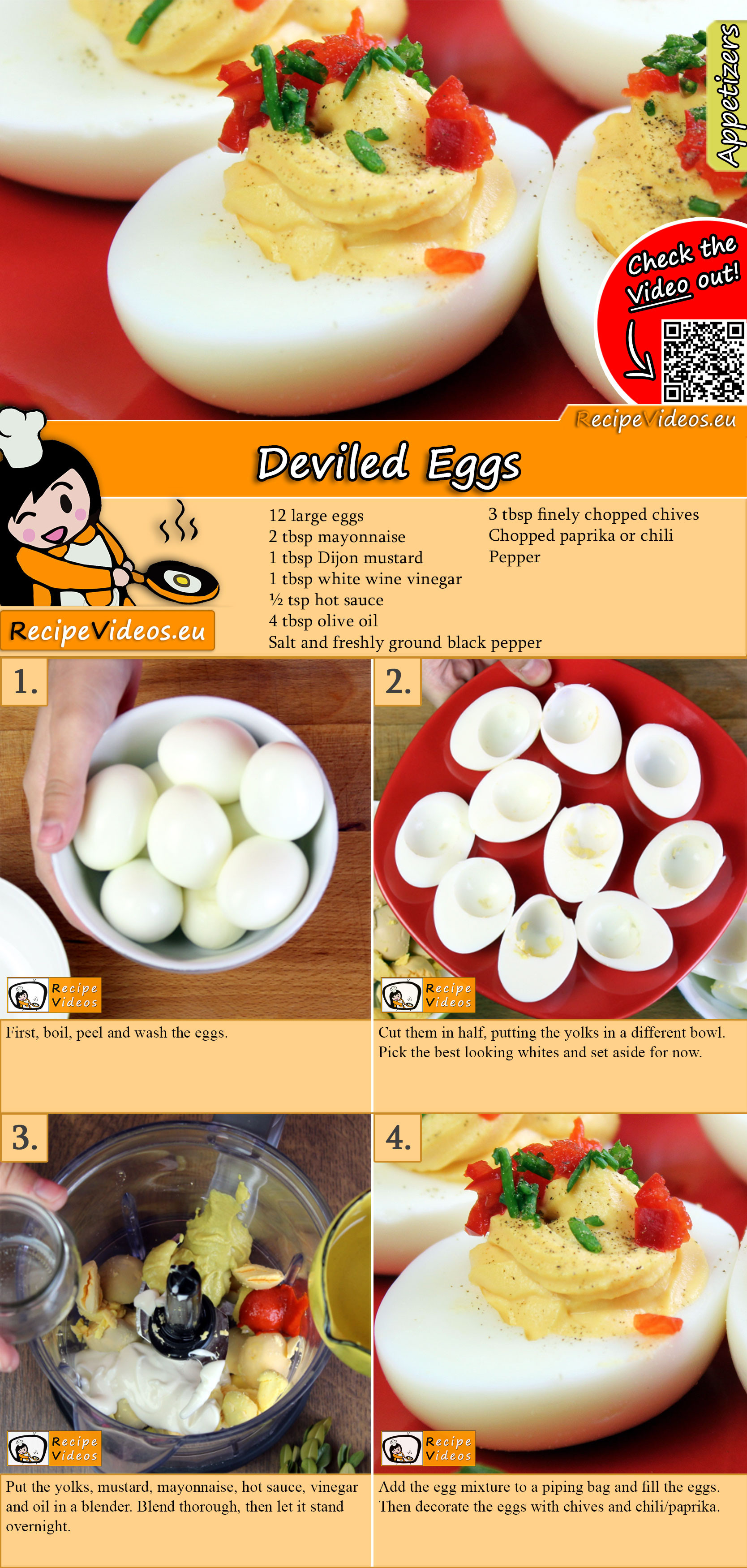 Deviled eggs recipe with video