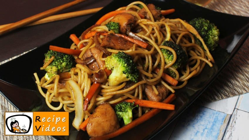 Teriyaki Chicken with Noodles – Chow Mein - Recipe Videos